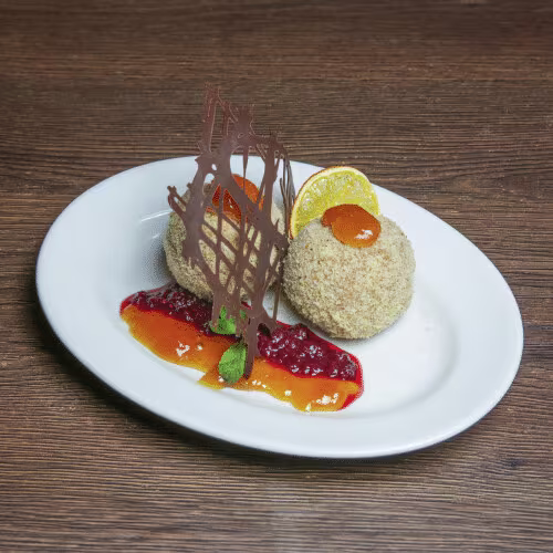 Eismarillenknödel (2 Stück)