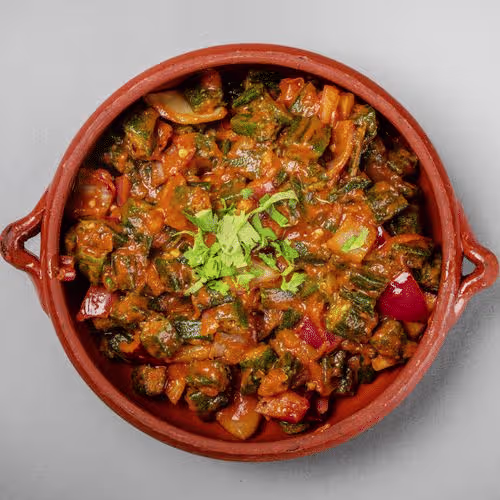Indisches Bhindi Masala (vegan)