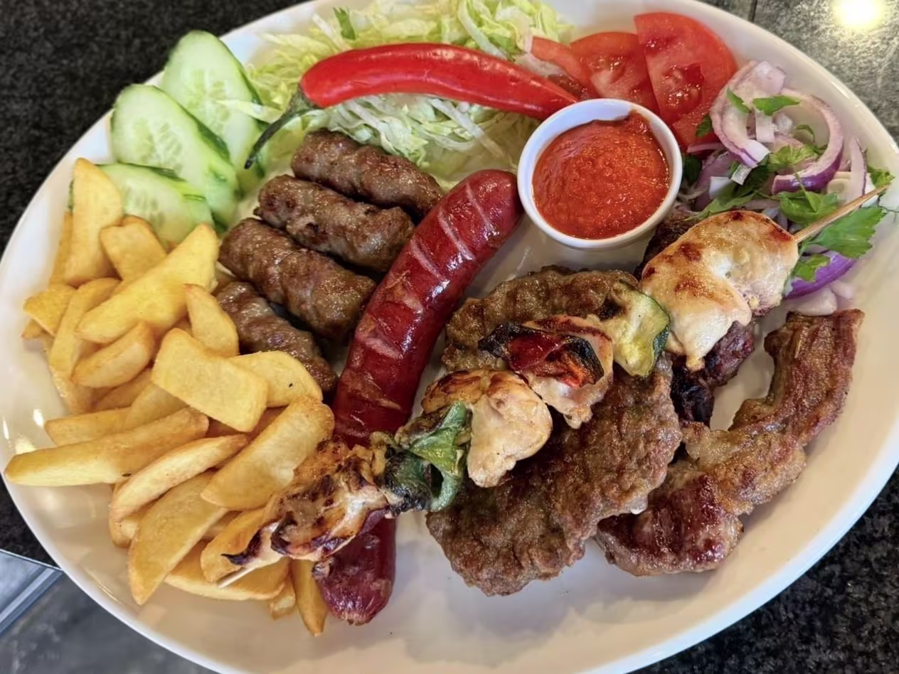 Grillplatte für 1 Person