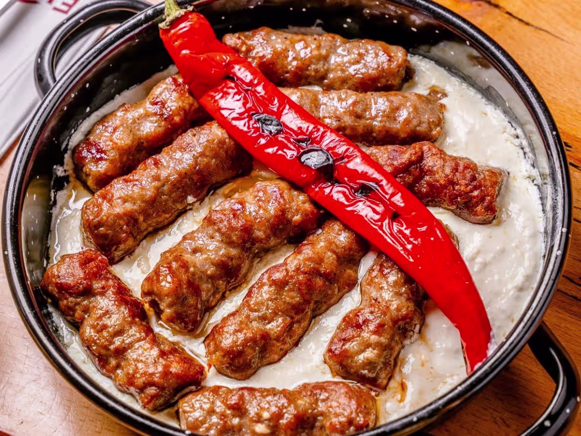 Ćevapčići in Kajmak 15 Stück
