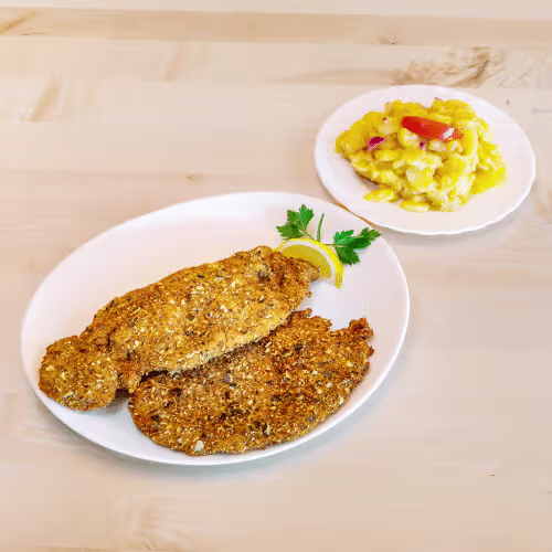 Steirer Schnitzel vom Schwein