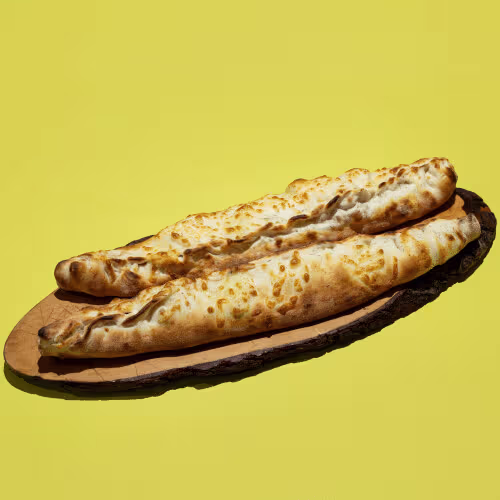 Gefülltes Pizzabrot mit Schinken