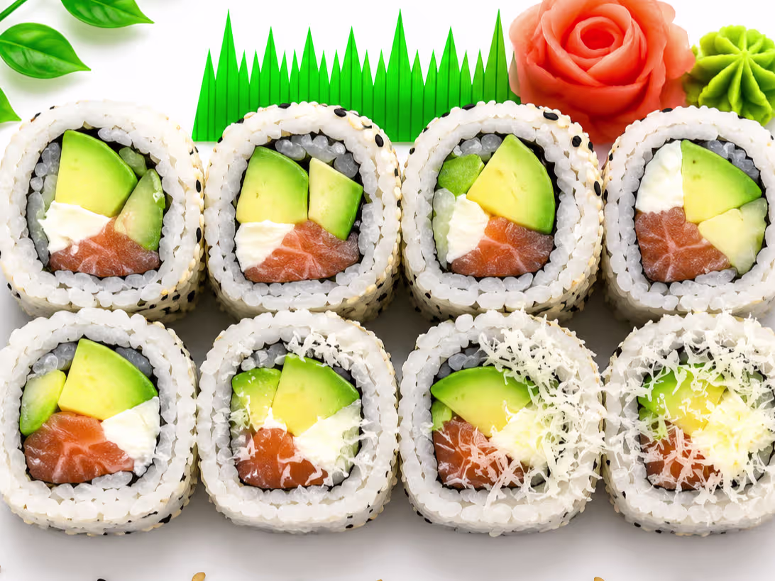 Lachs Käse Rolle