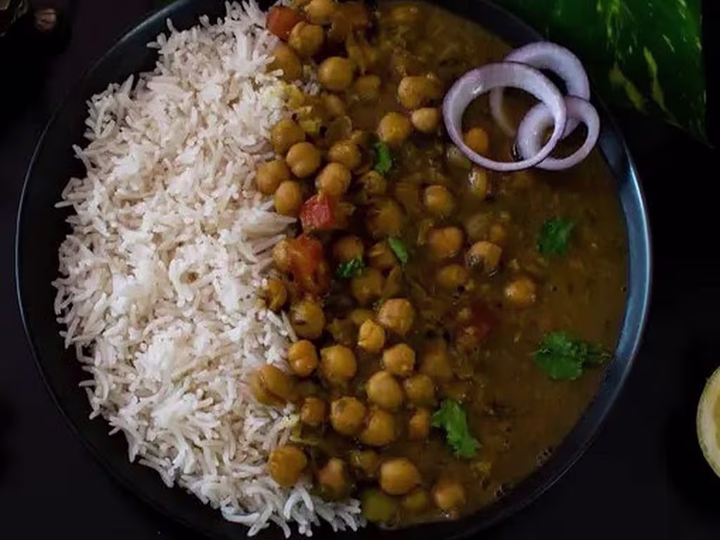 Tages curry mit Reis