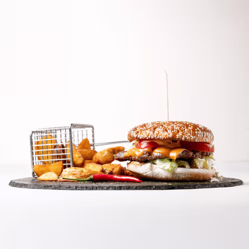 Spezial-Burger (scharf)