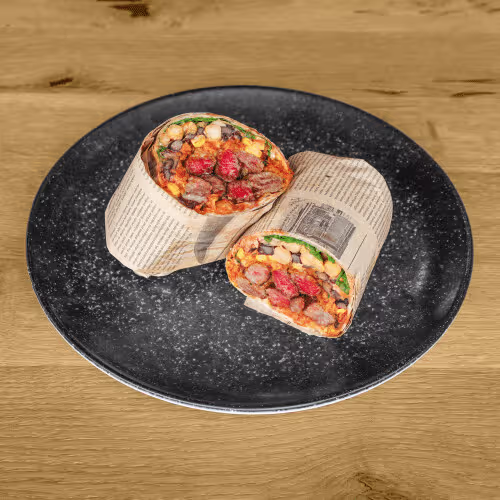 Rindfleisch-Burrito (scharf)