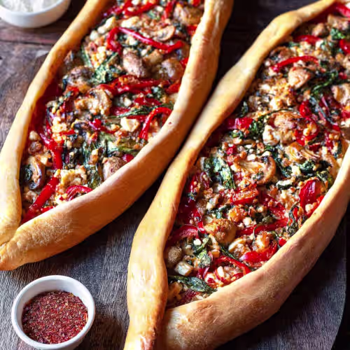 Pide Gemüse