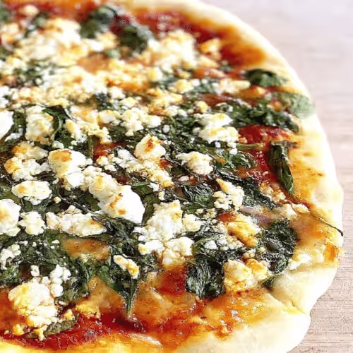 Mini-Pizza Spinat
