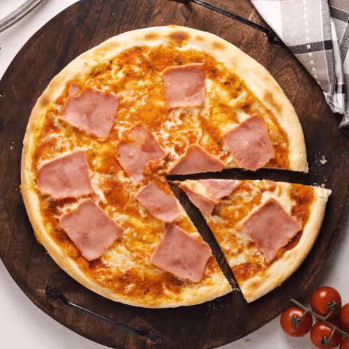 Mini-Pizza Schinken-Mais