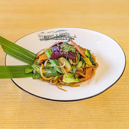 Shu Cai Chao Mian (vegan)