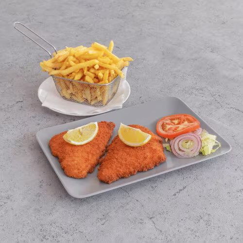Gebackenes Schollenfilet Menü