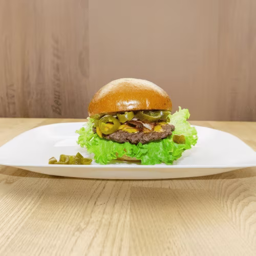 Big Chili Burger (scharf) Menü