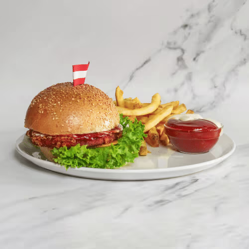 Big Crispy Chicken Burger Menü