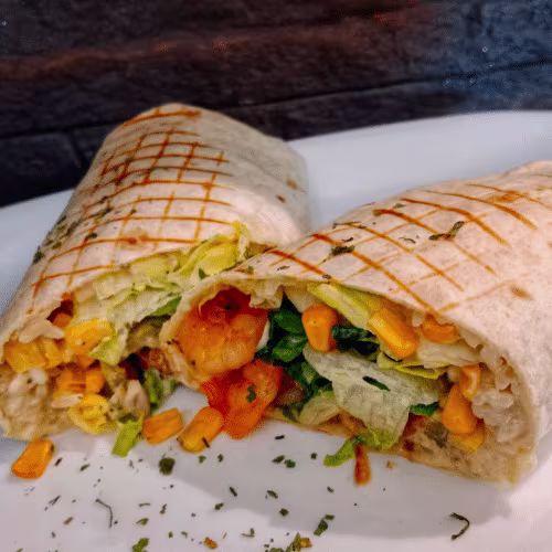 Garnelen Burrito