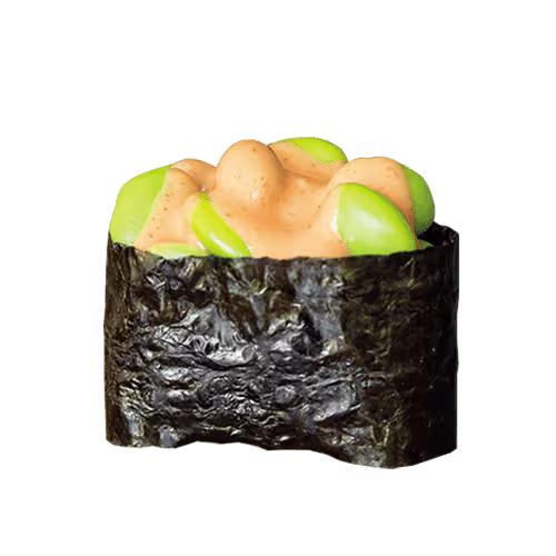 Spicy Edamame Gunkan