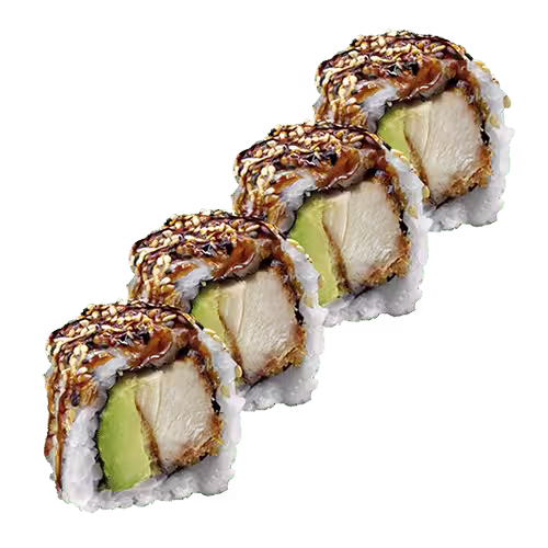 Fried Avocado Chicken Roll