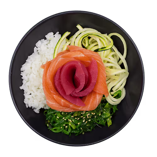 Sashimi Lachs und Thunfisch Mixbox