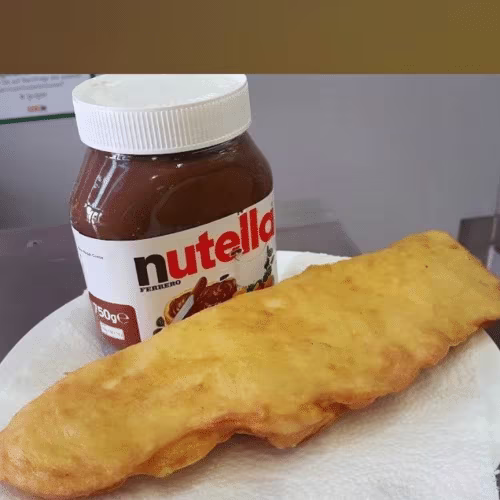 Langos mit Nutella