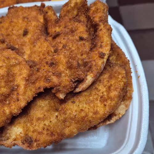 Riesen Schnitzel Menü