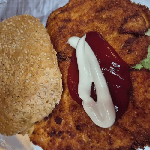 Schnitzel-Burger (groß)