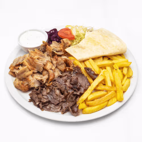 Hühner Kebap Teller