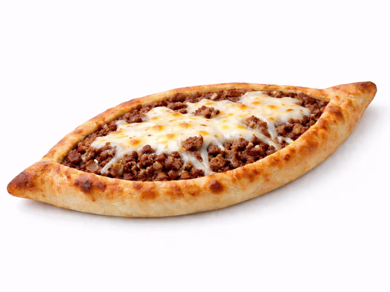Faschiertem Pide (Kıymalı Pide)