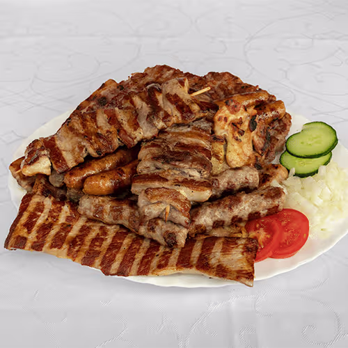 Große Grillplatte