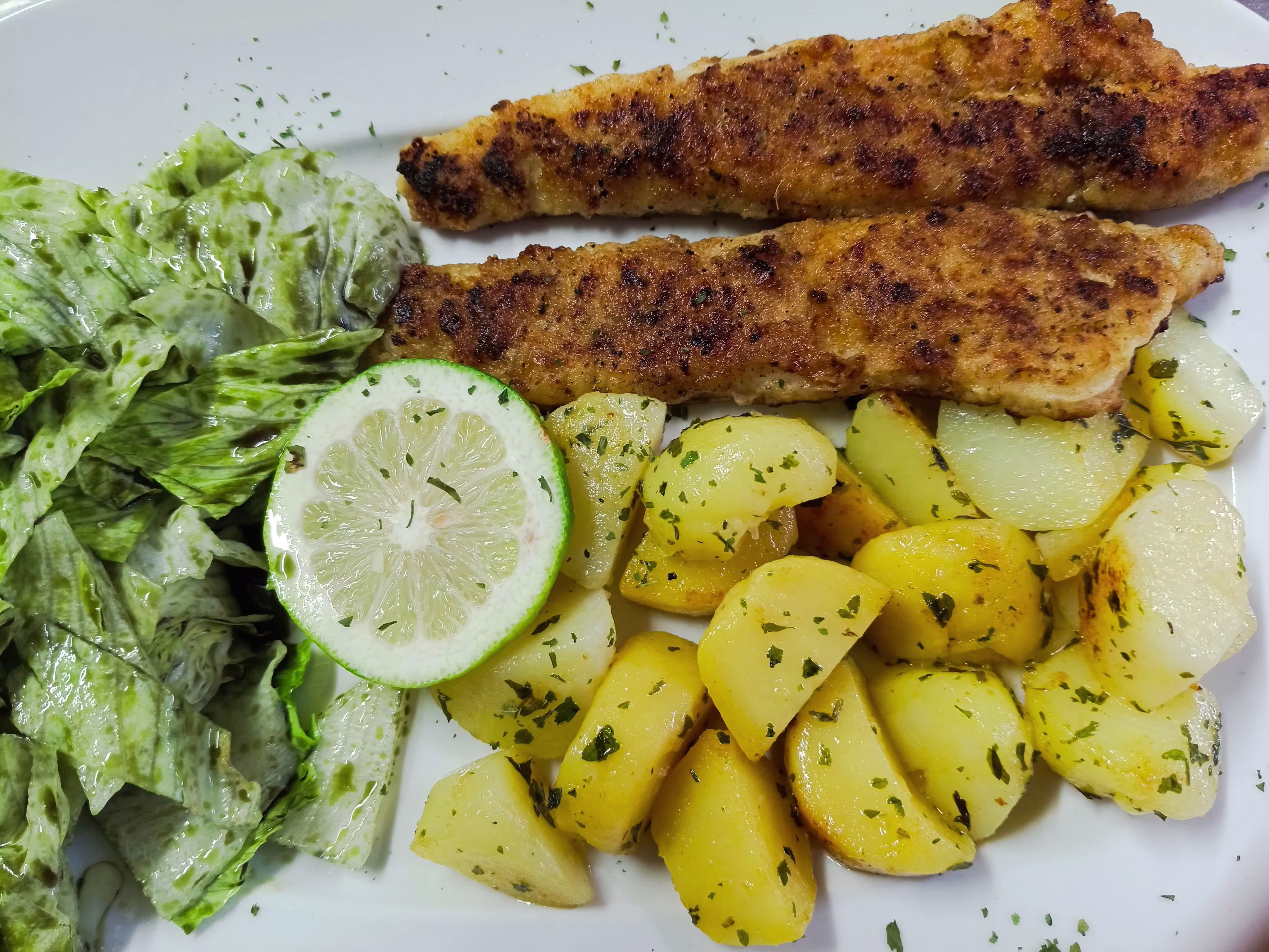 Gegrillter Zanderfilet