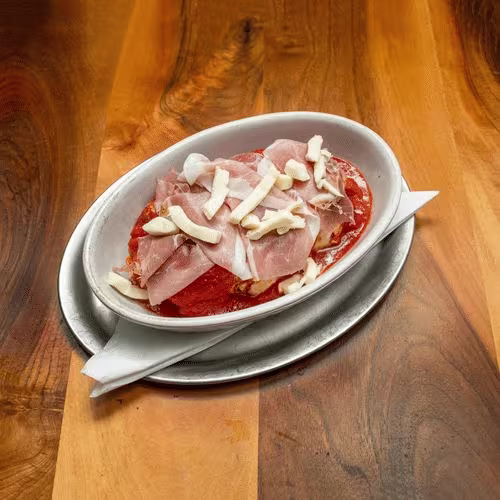 Lasagna con Prosciutto Crudo