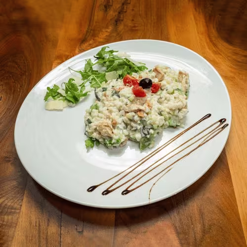 Risotto con Pollo e Verdure