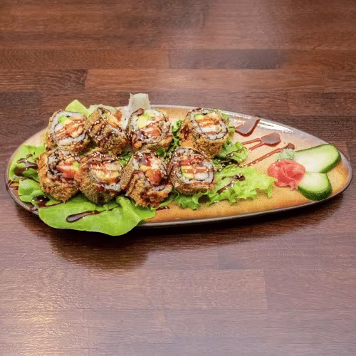 Crispy Lachs Roll (8 Stück)