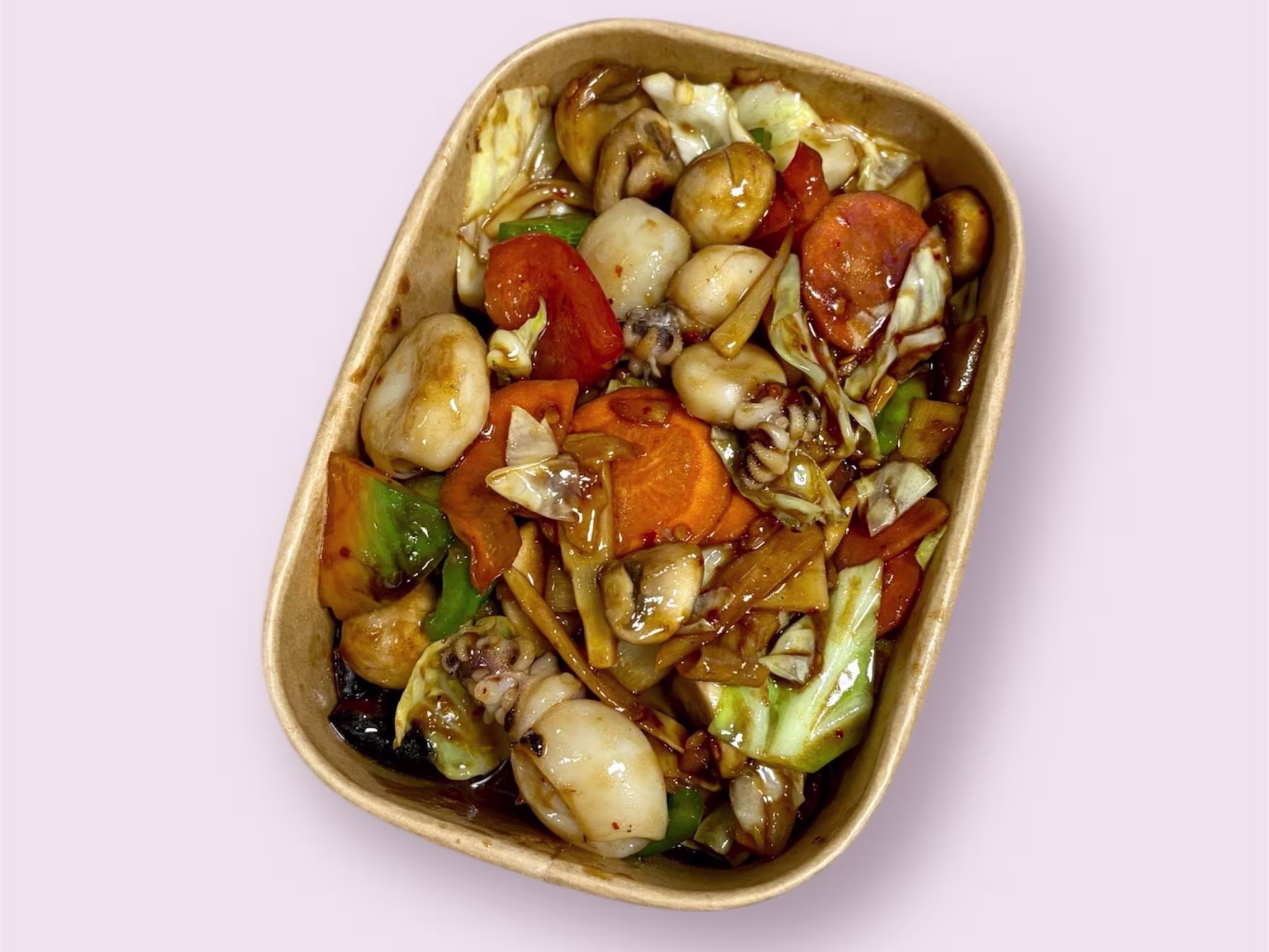 Tintenfisch a la Szechuan (scharf)