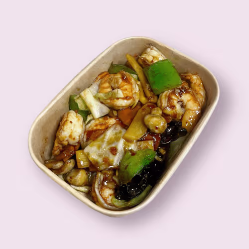 Garnelen a la Szechuan (scharf)