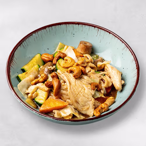 Hühnerfleisch mit Cashewnüssen