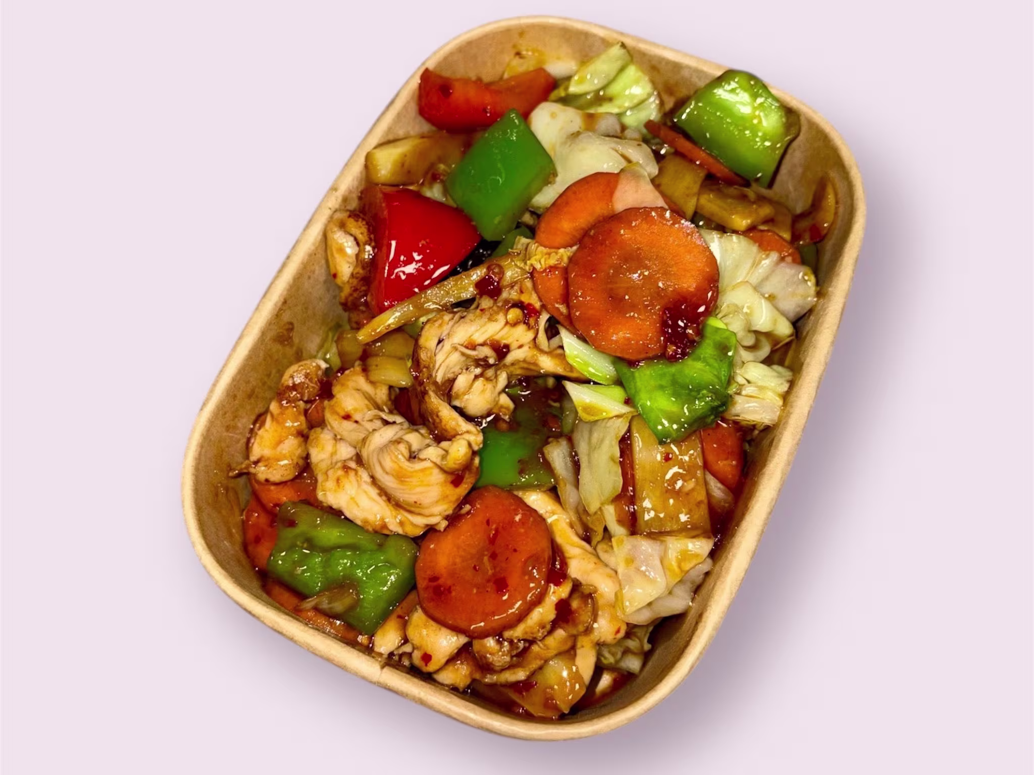 Hühnerfleisch nach Szechuan Art (scharf)