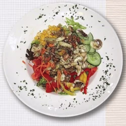 Salatschüssel mit Frutti di Mare
