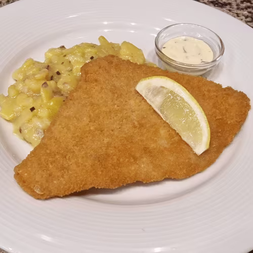 Gebackenes Schollenfilet