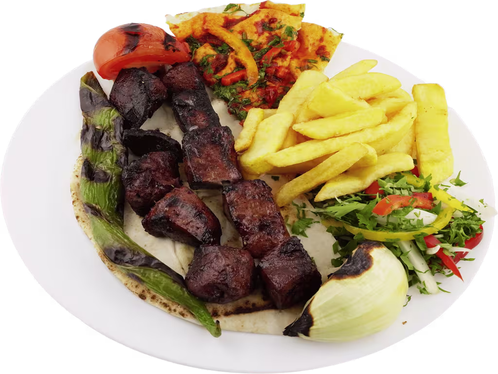Grillfleisch-Teller