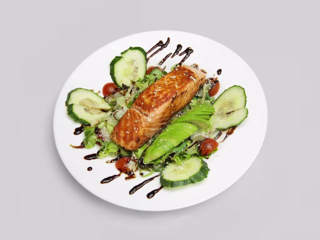 Lachs Avocado Salat