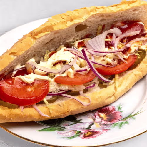 Käsekrainer Sandwich