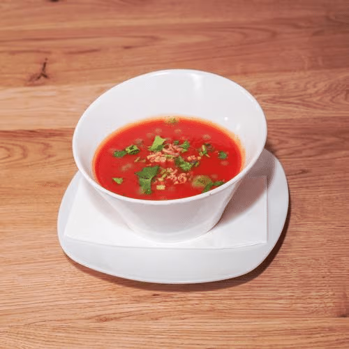 Tomatensuppe (vegan, scharf)