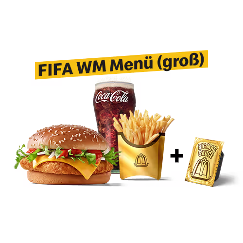 McChicken Steakhouse FIFA WM Menü (groß)