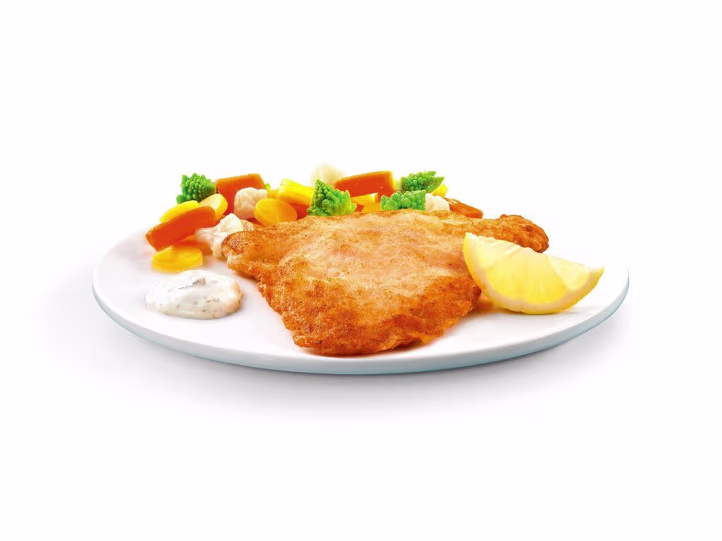 Pazifisches Schollenfilet mit Beilage