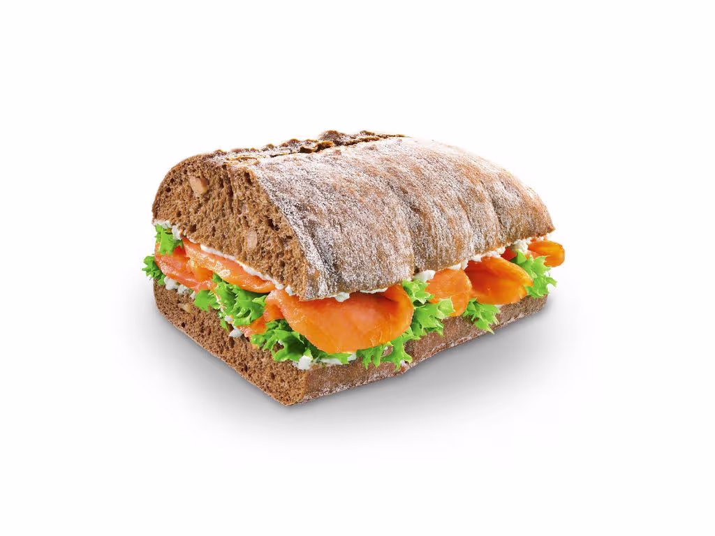 Räucherlachs Walnussbrot