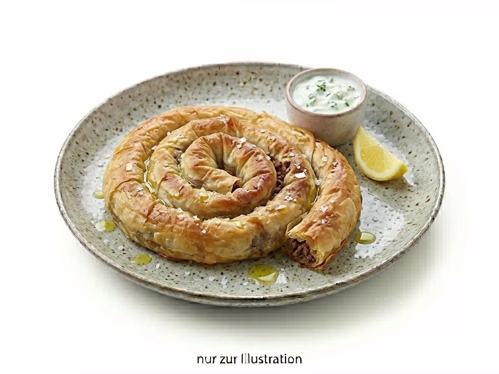 Burek mit Fleisch