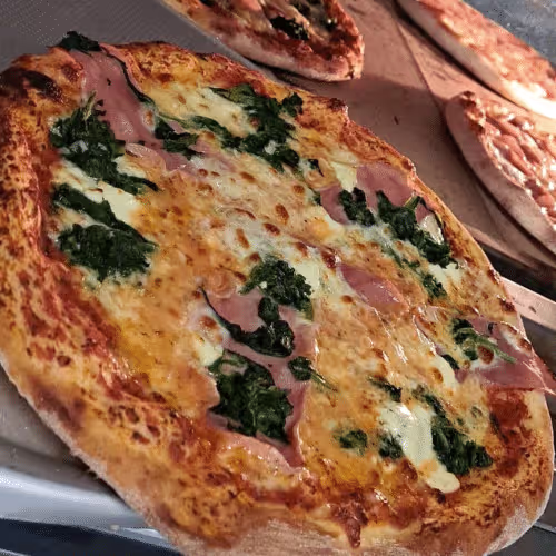 Familien Pizza Spinaci