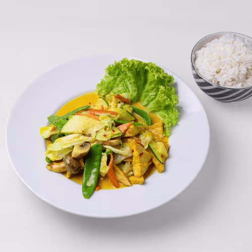 Bali Tofu - Mit Wok Gemüse
