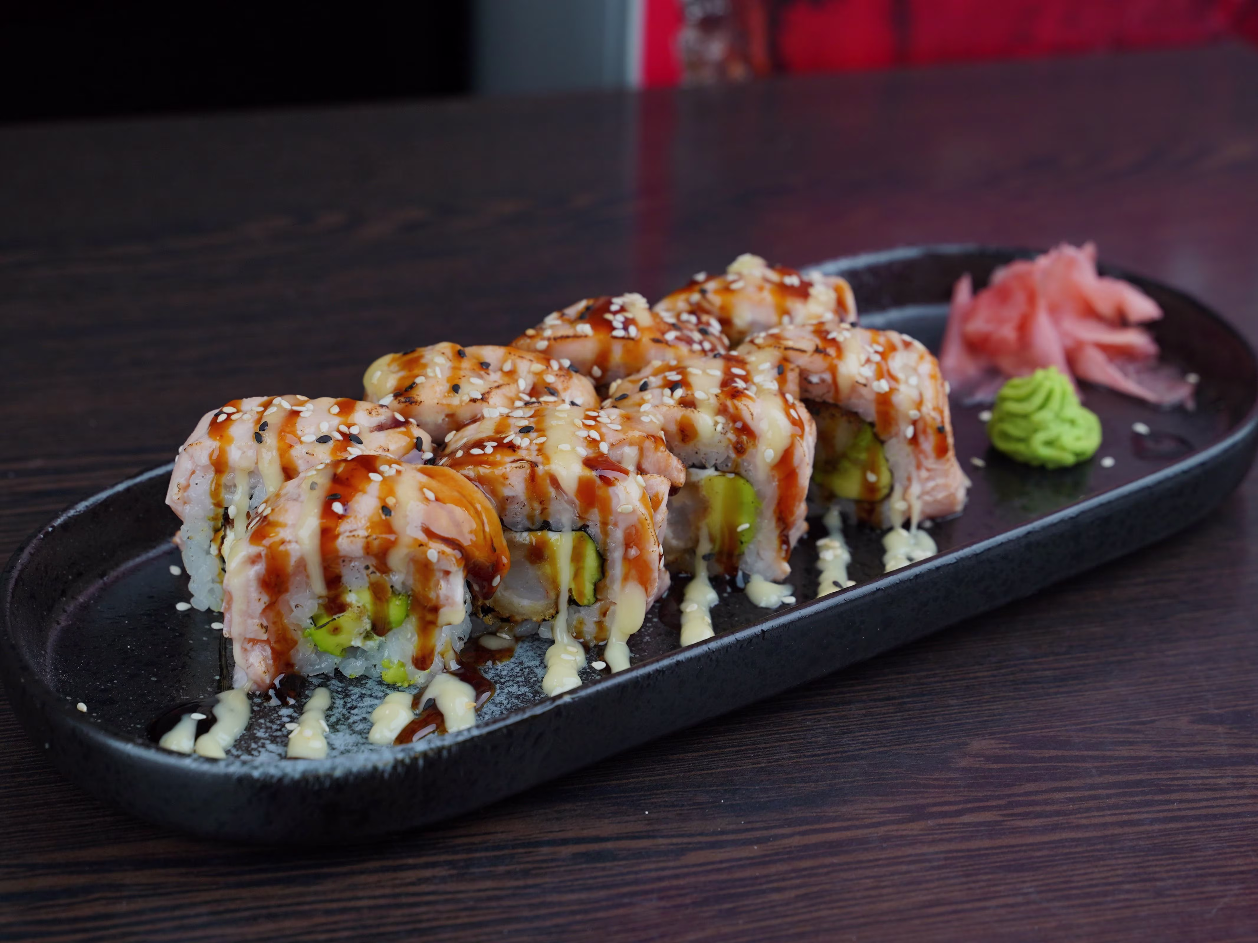 Sake Tempura Roll