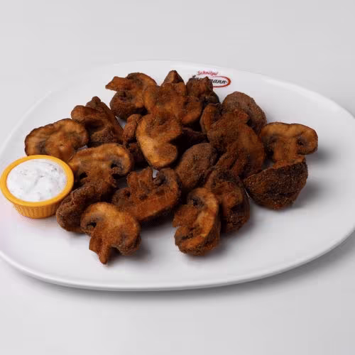 Gebackene Champignons