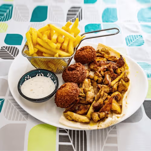 Shawarma Falafel Platte